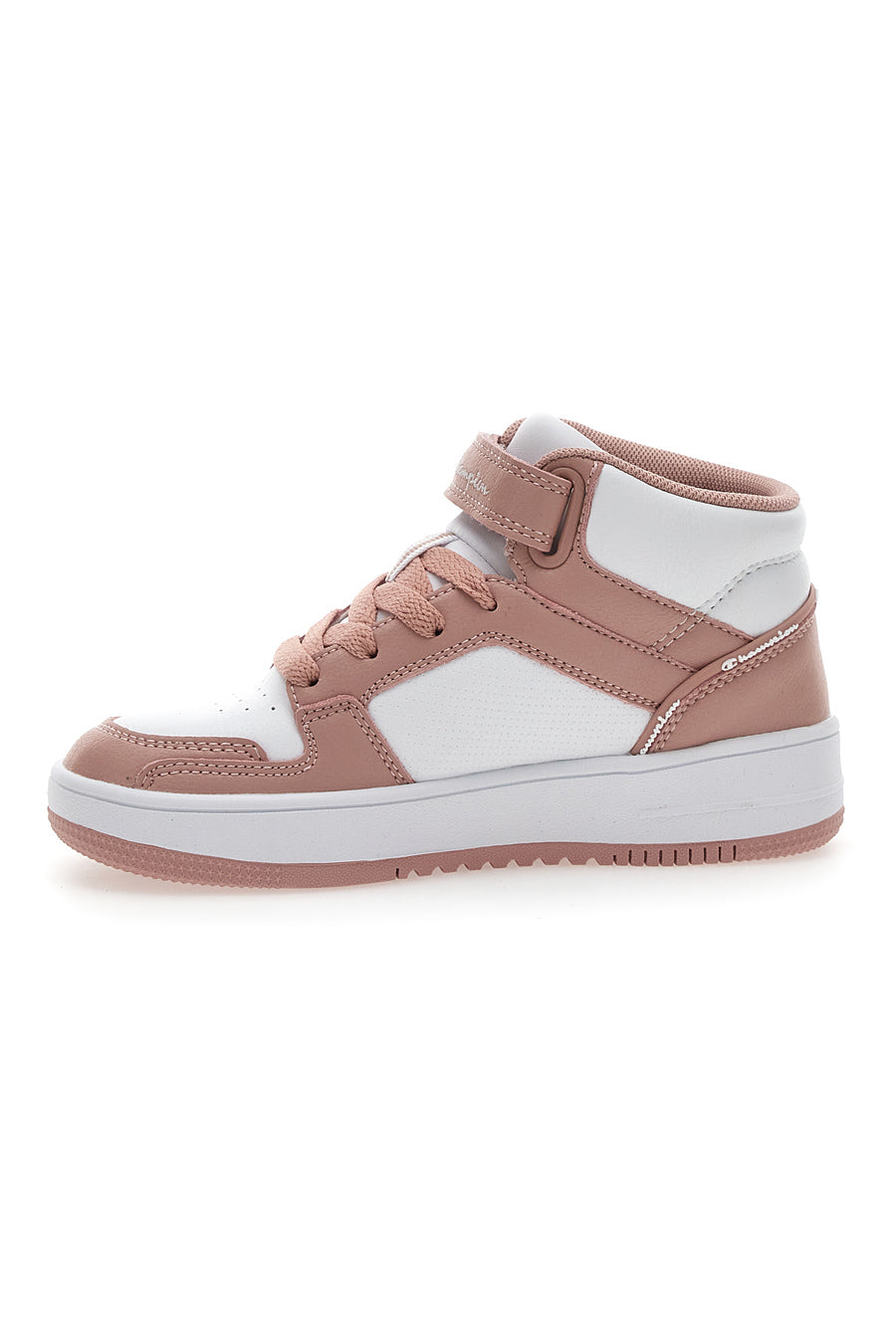 Sneakers Champion Rebound 2 Mid G Ps Bianche e Rosa