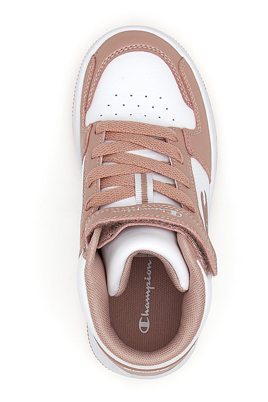 Sneakers Champion Rebound 2 Mid G Ps Bianche e Rosa