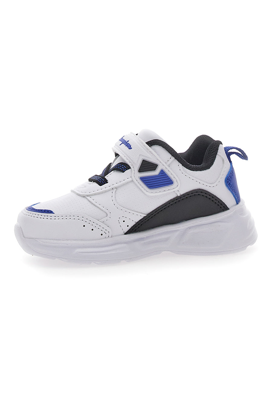 Sneakers Bianche e Blu Con Luci Champion Wave Pu G Td