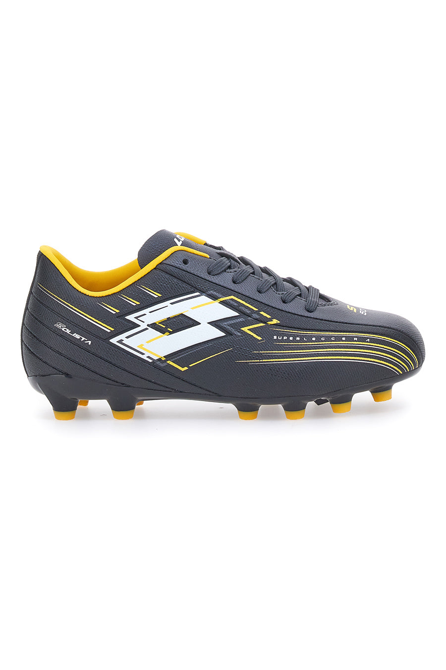 Scarpe da Calcio Nere Lotto Solista 700 VII Fg Jr