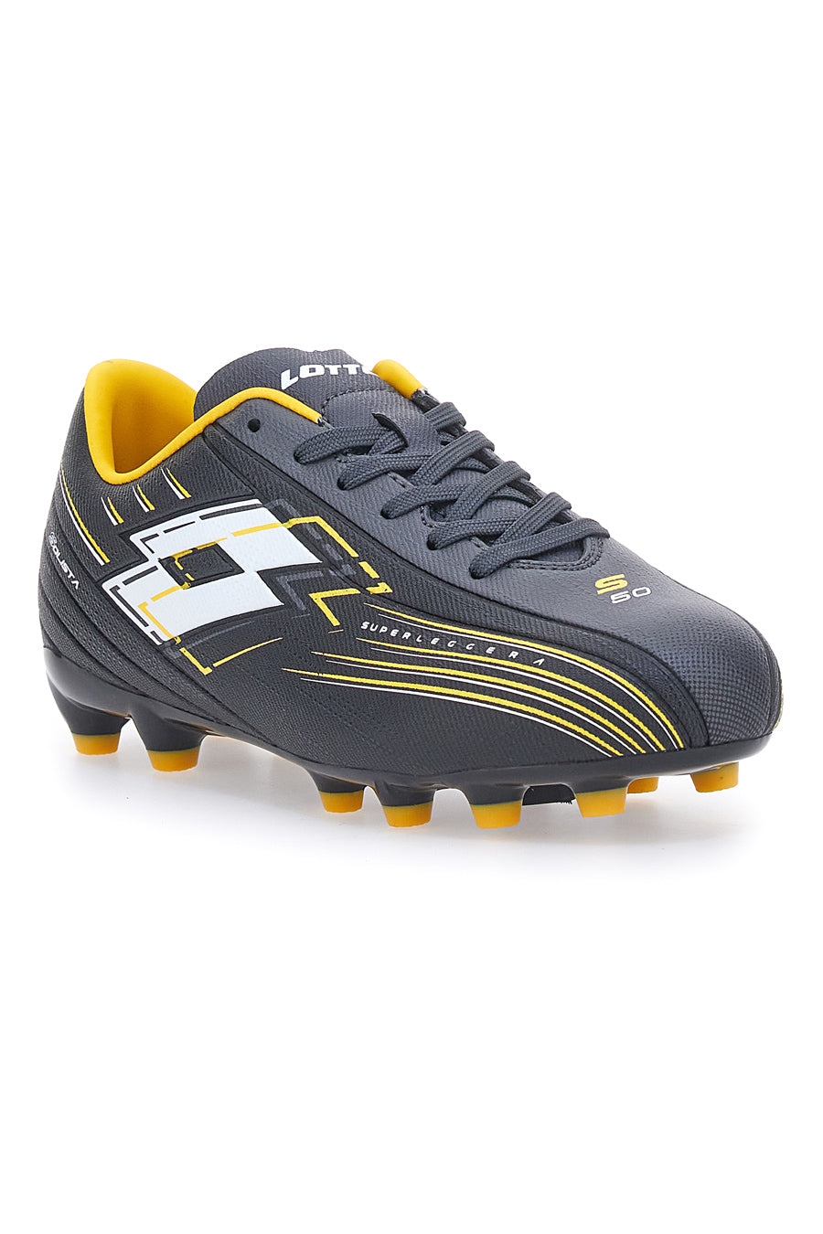 Scarpe da Calcio Nere Lotto Solista 700 VII Fg Jr