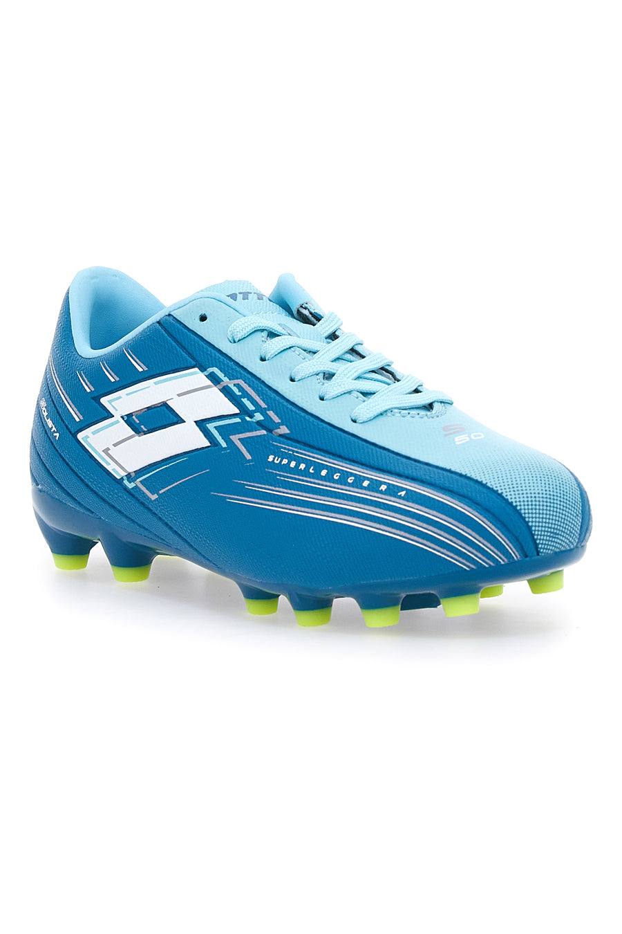 Scarpe da Calcio Blu  Lotto Solista 700 VII FG JR