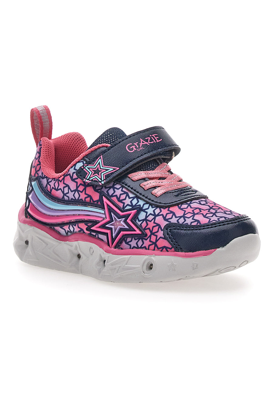 Sneakers con Luci Fucsia Grazie 2333