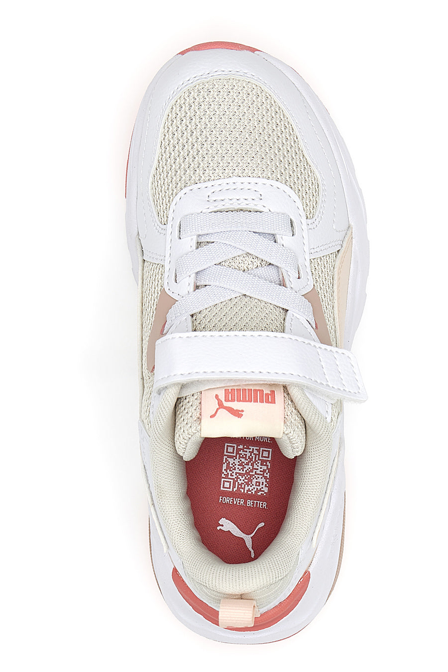 Sneakers Bianche da Bimbi Puma Trinity Lite AC+PS