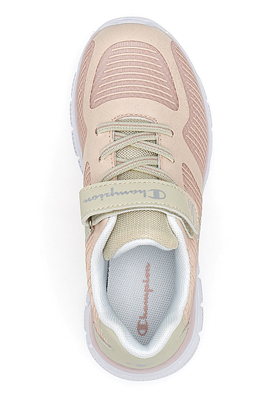 Sneakers Rosa Con Strappo in Velcro Champion Runway G Ps