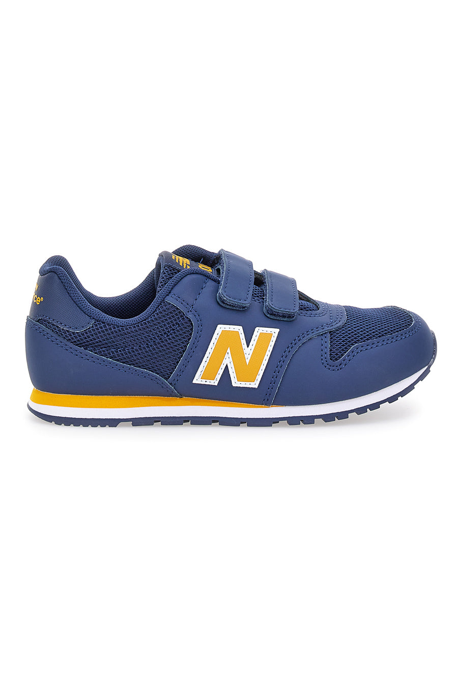 Sneakers Blu e Gialle con Doppio Strap New Balance 500