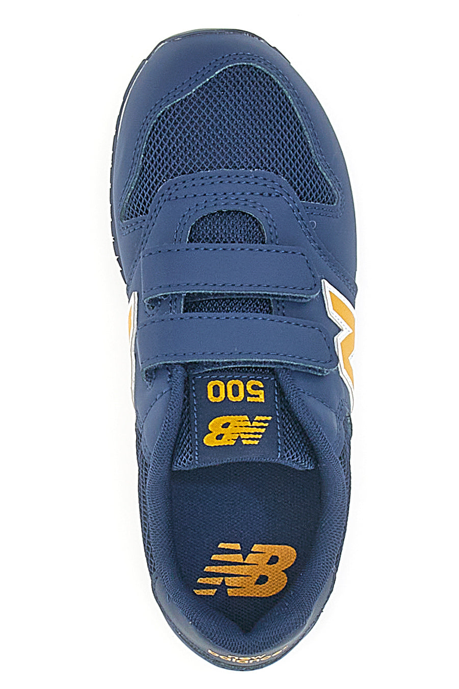 Sneakers Blu e Gialle con Doppio Strap New Balance 500