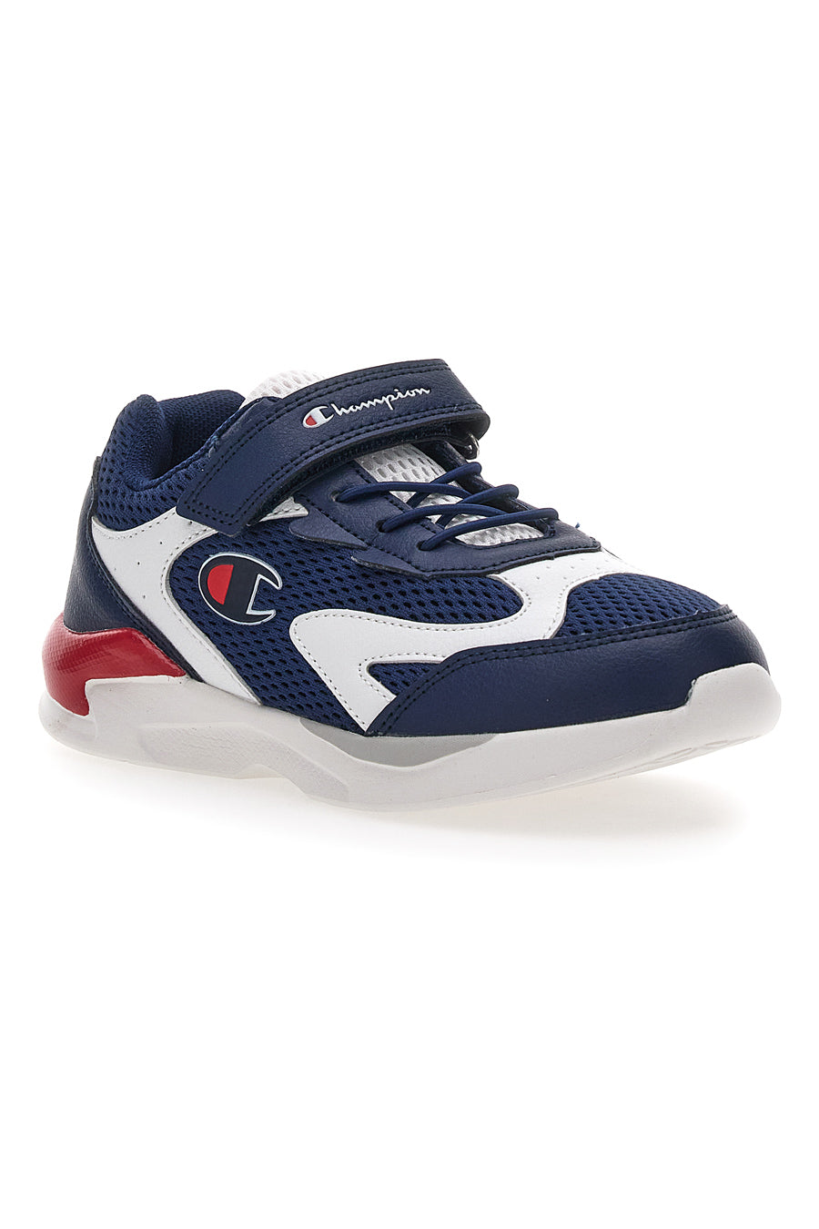 Sneakers Bianche e Blu Champion Low Cut Shoe Fast R.B PS