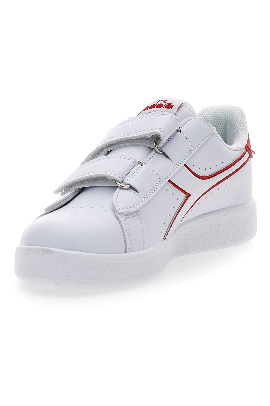 Sneakers bianche con logo rosso e velcro DIADORA GAME PS