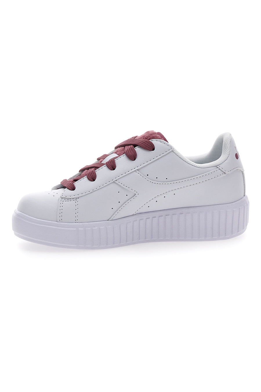 Sneakers bianche con lacci rossi DIADORA GAME STEP P PS FLUFFY