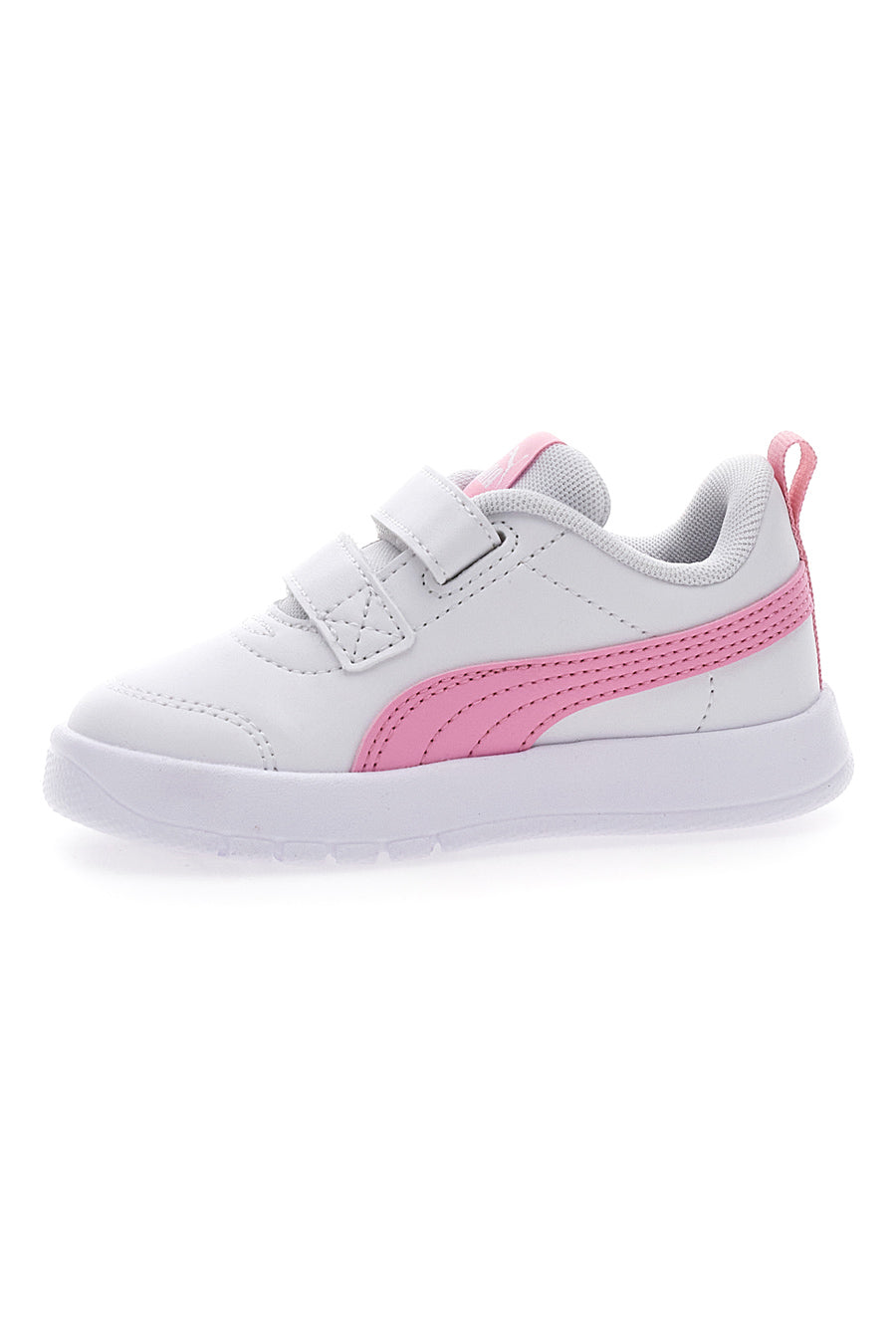 Sneakers Bianche e Rosa con Velcro Puma Courtflex V3 V Inf