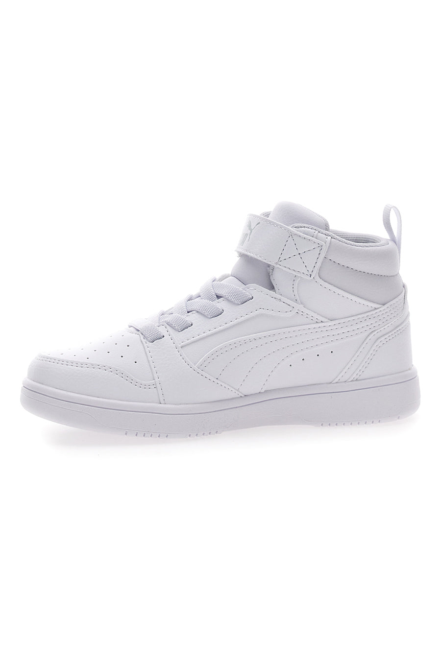 Sneakers Mid-Cut Bianche Con Fascia Laterale Puma Rebound V6 Mid Ac Ps