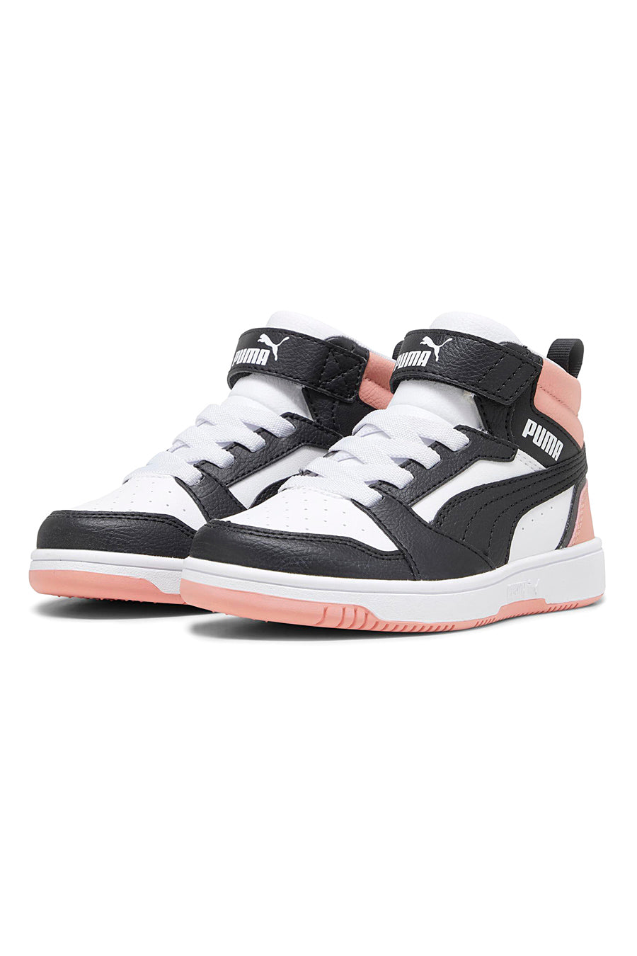 Sneakers Bianche e Nere Puma Rebound V6 Mid Ac+Ps