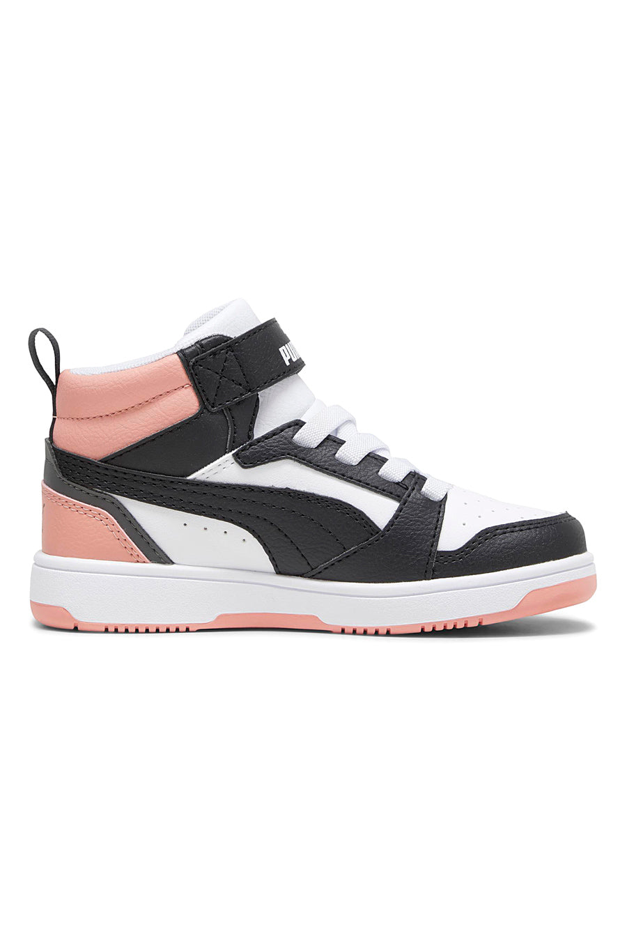 Sneakers Bianche e Nere Puma Rebound V6 Mid Ac+Ps