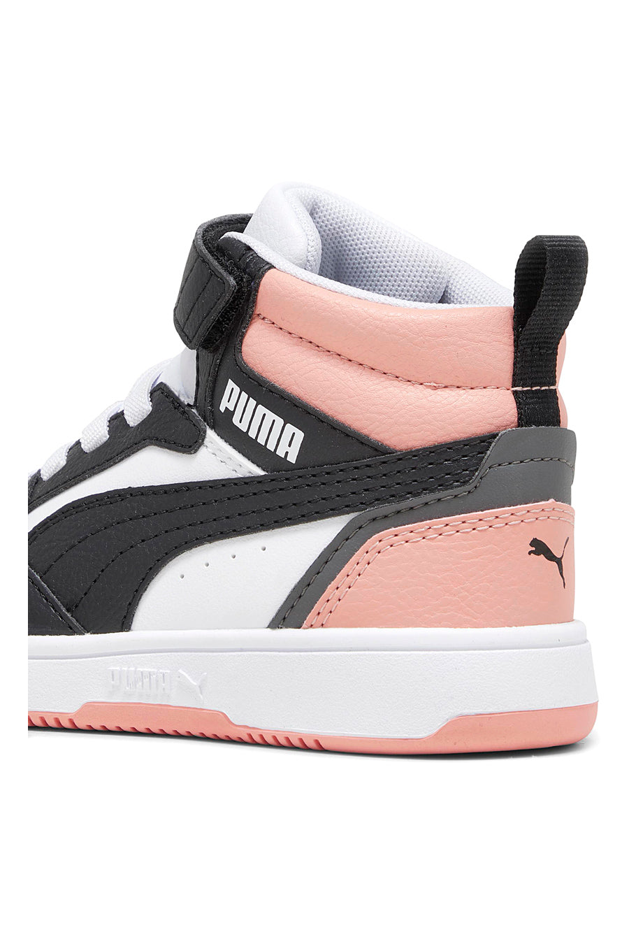 Sneakers Bianche e Nere Puma Rebound V6 Mid Ac+Ps