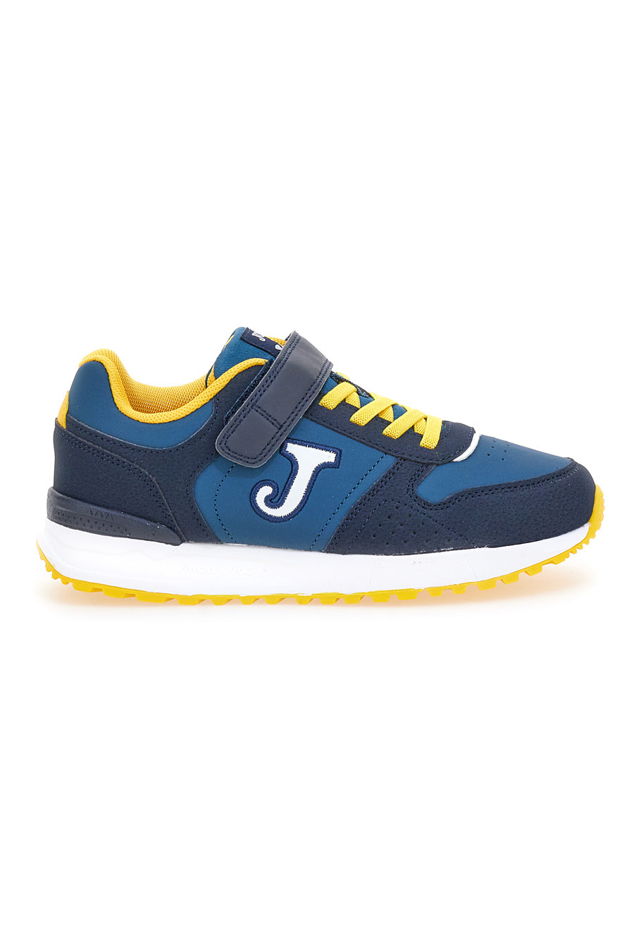 Sneakers blu e gialla con velcro JOMA TORNADO JR 2405