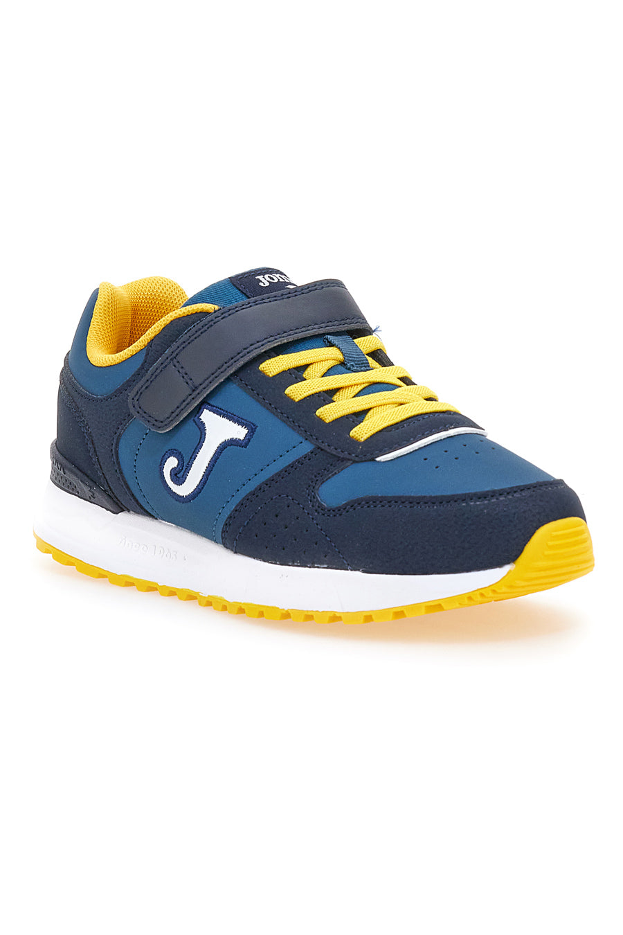 Sneakers blu e gialla con velcro JOMA TORNADO JR 2405