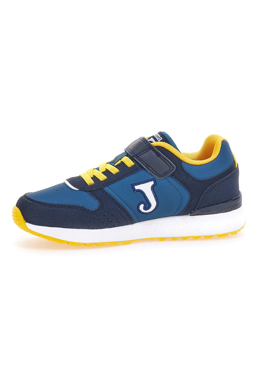 Sneakers blu e gialla con velcro JOMA TORNADO JR 2405