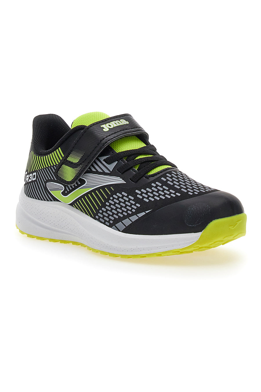 Joma Jr30 2401 Sneakers in Schwarz und Limette