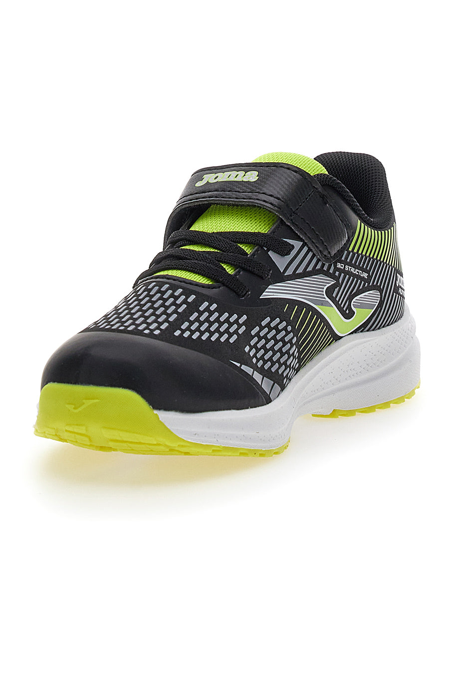 Joma Jr30 2401 Sneakers in Schwarz und Limette