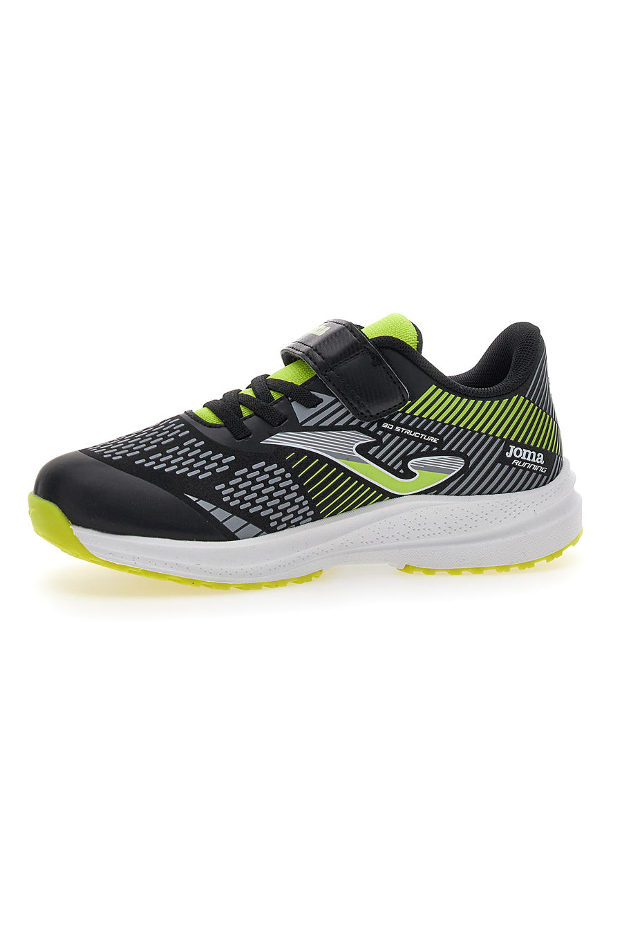 Joma Jr30 2401 Sneakers in Schwarz und Limette