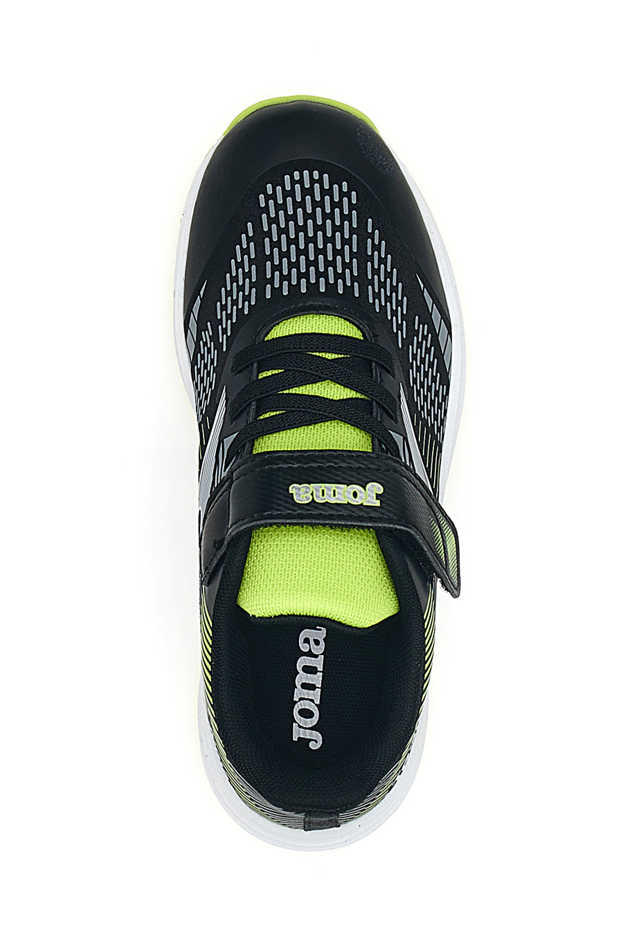 Joma Jr30 2401 Sneakers in Schwarz und Limette