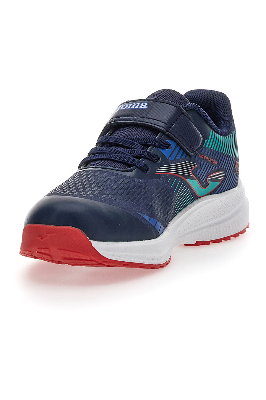 Blaue Joma JR30 2403-Sneaker mit Abreißmustern