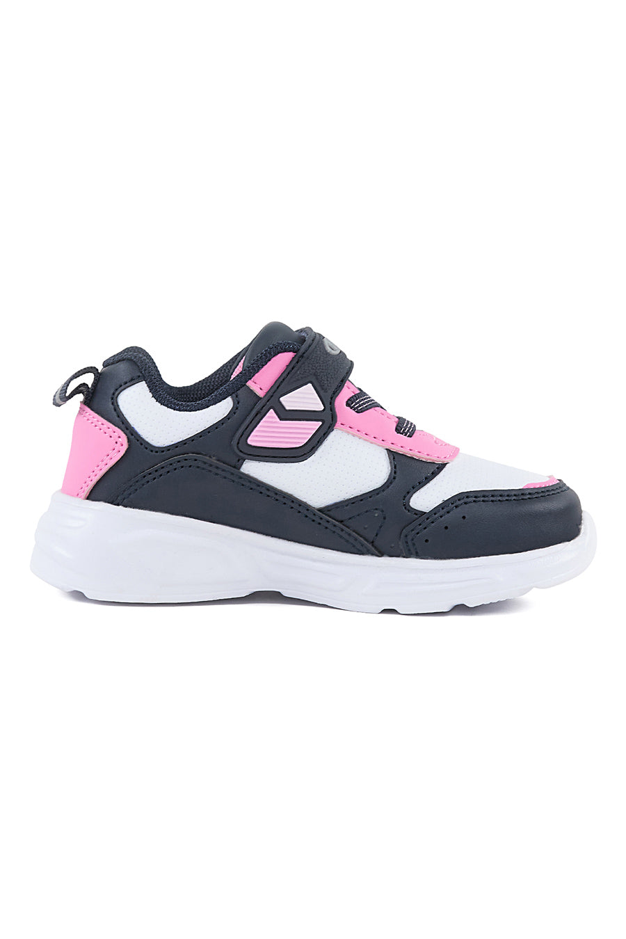 Sneakers Bianche Nere e Rosa Con Luci Champion Wave Pu G Td