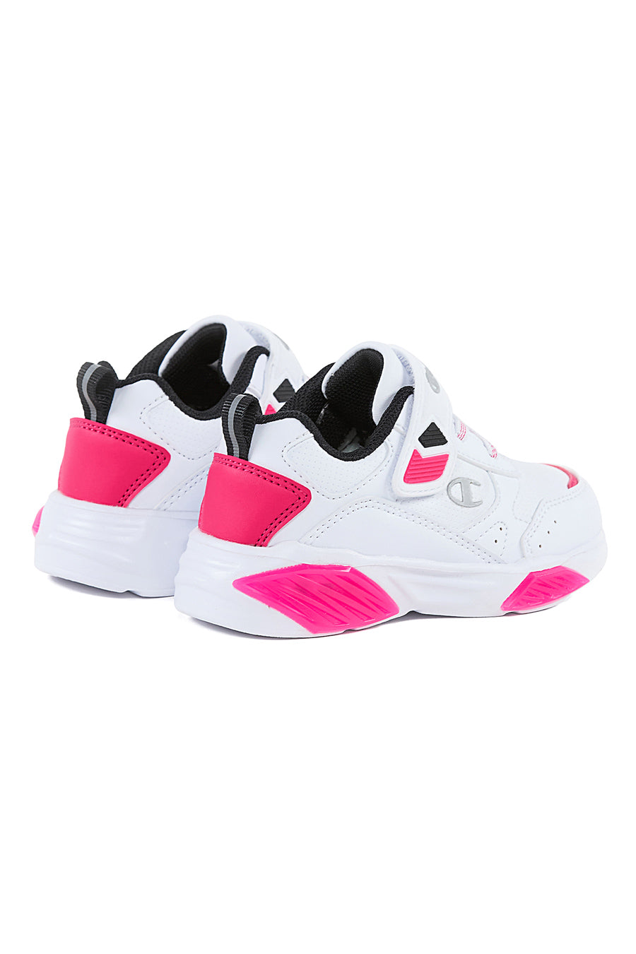 Sneakers Bianche e Fucsia Con Luci Champion Wave Pu G Ps