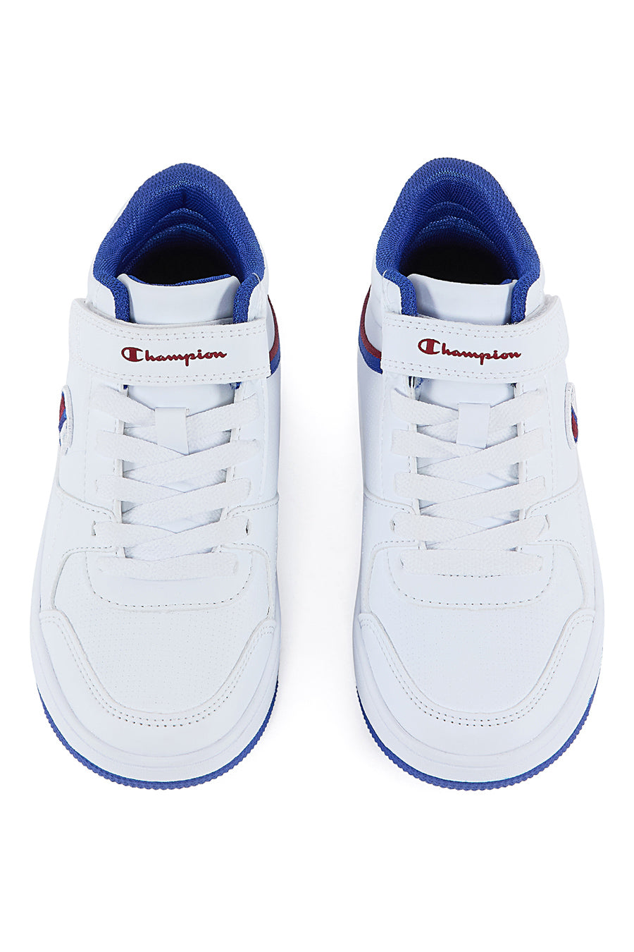 Sneakers Mid-Cut Bianche e Blu Champion RD18 MID B PS