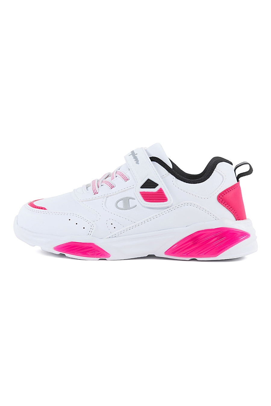 Sneakers Bianche e Rosa Con Luci Champion Wave Pu G Ps