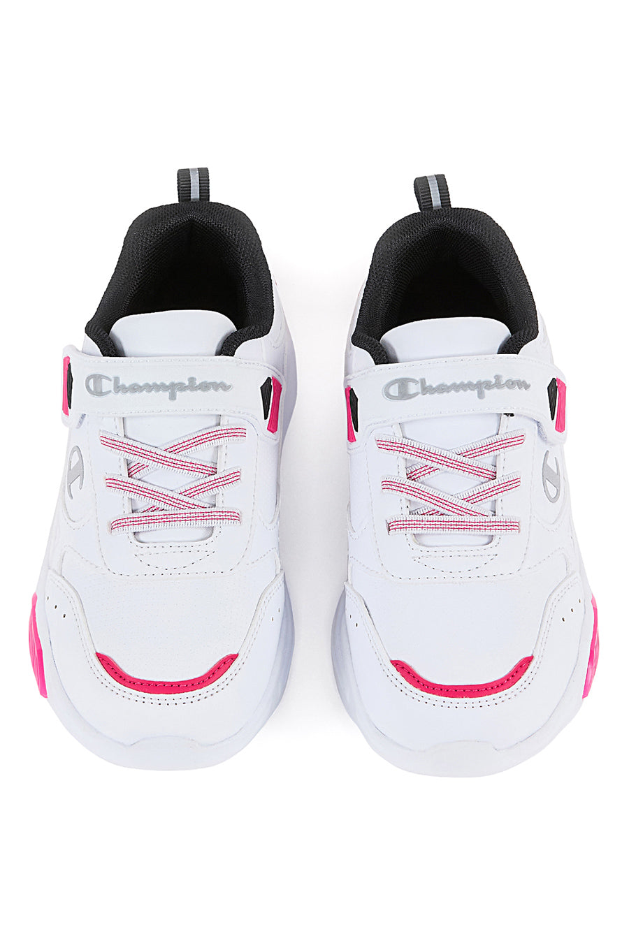 Sneakers Bianche e Rosa Con Luci Champion Wave Pu G Ps