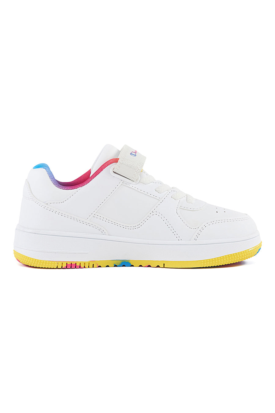 Sneakers bianche con fantasia multicolore CHAMPION RD18 LOW G PS