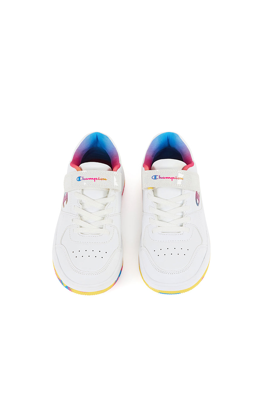 Sneakers bianche con fantasia multicolore CHAMPION RD18 LOW G PS