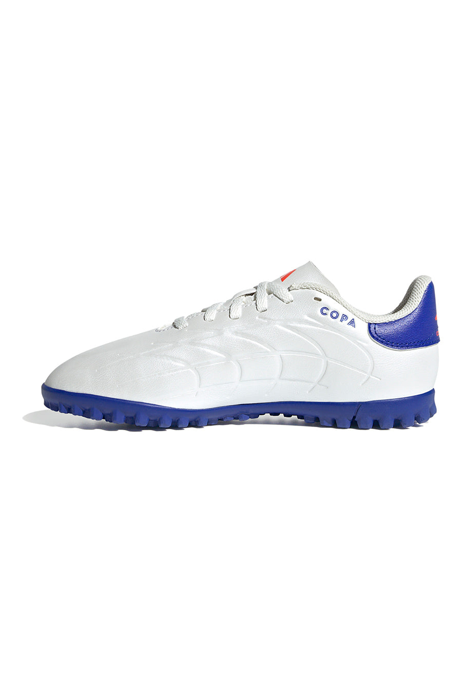 Scarpe da Calcetto Bianche e Blu Adidas Copa Pure 2 Club Tf J