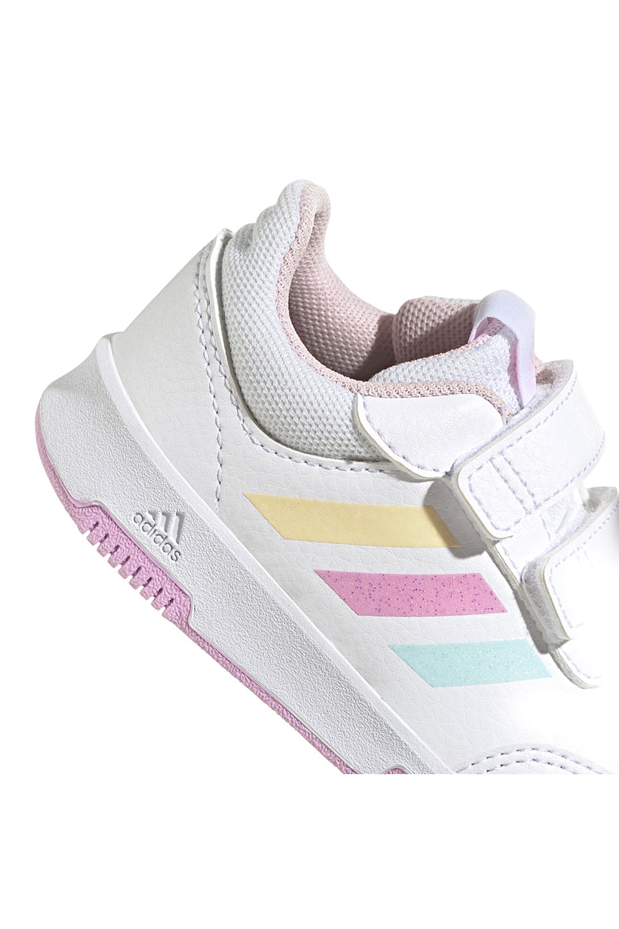 Scarpe Primi Passi bianche con dettagli multicolor e velcro ADIDAS TENSAUR SPORT 2.0 CF I