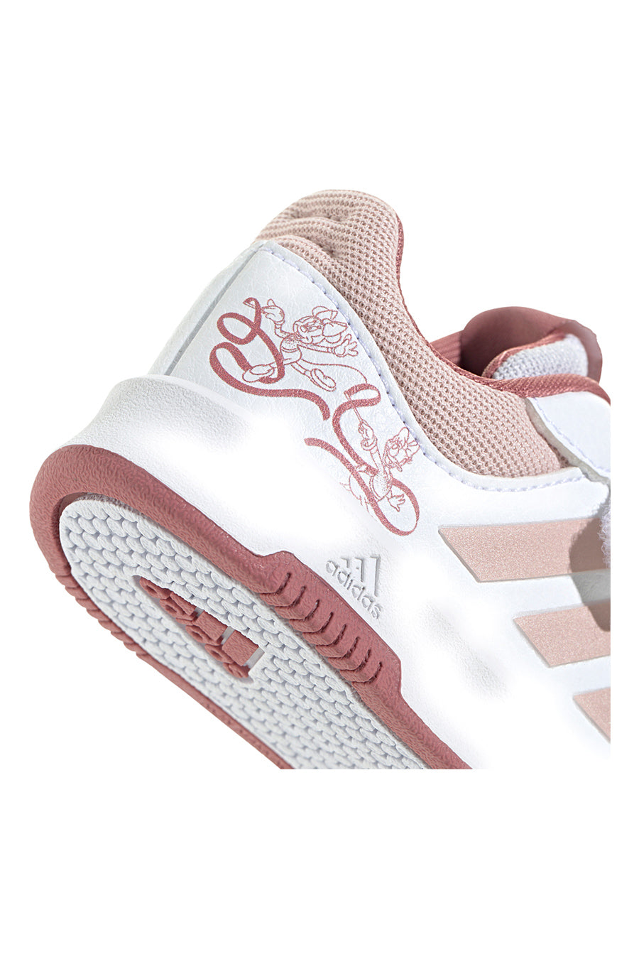 Sneakers bianche e rosa con velcro ADIDAS TENSAUR SPORT MINNIE CF I