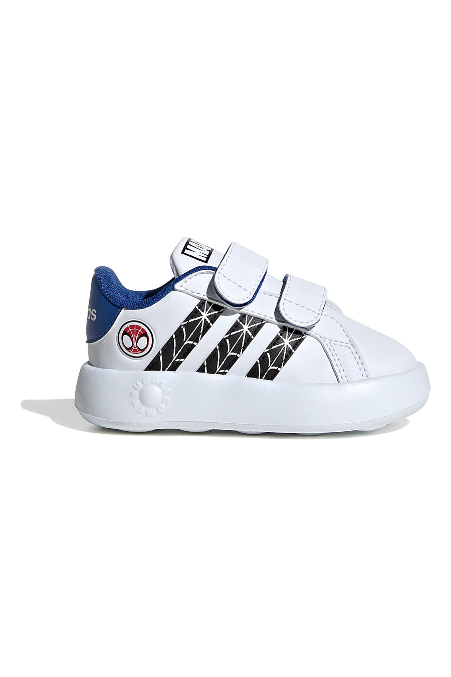 Sneakers Bianche Con Suola Bubble Comfy Adidas Grand Court Spider-Man Cf