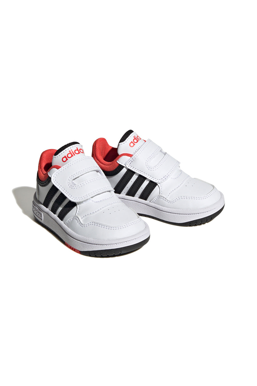 Snaekers bianche con velcro ADIDAS HOOPS 3.0