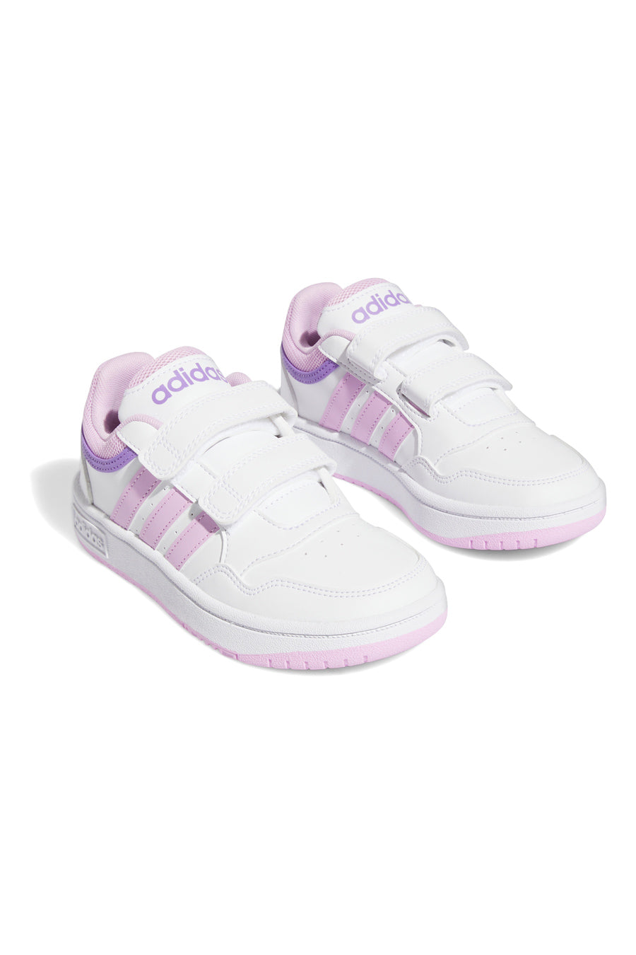 Sneakers bianche con velcro Adidas HOOPS 3.0 CF C