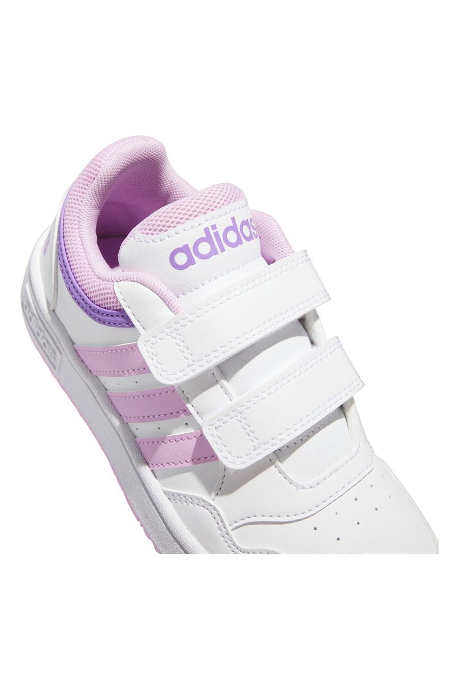 Sneakers bianche con velcro Adidas HOOPS 3.0 CF C