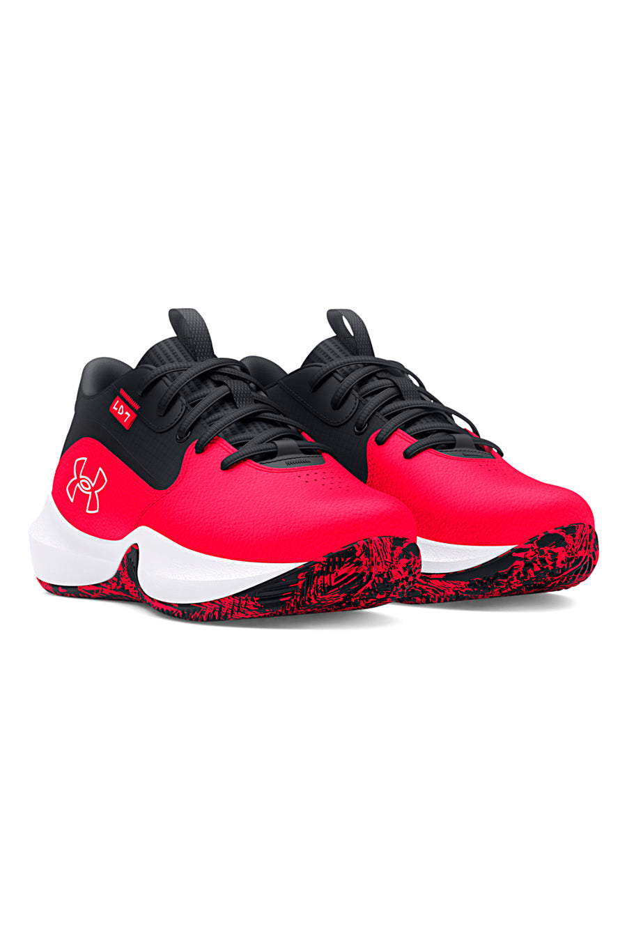 UNDER ARMOUR PS Lockdown 7 rote Basketballschuhe