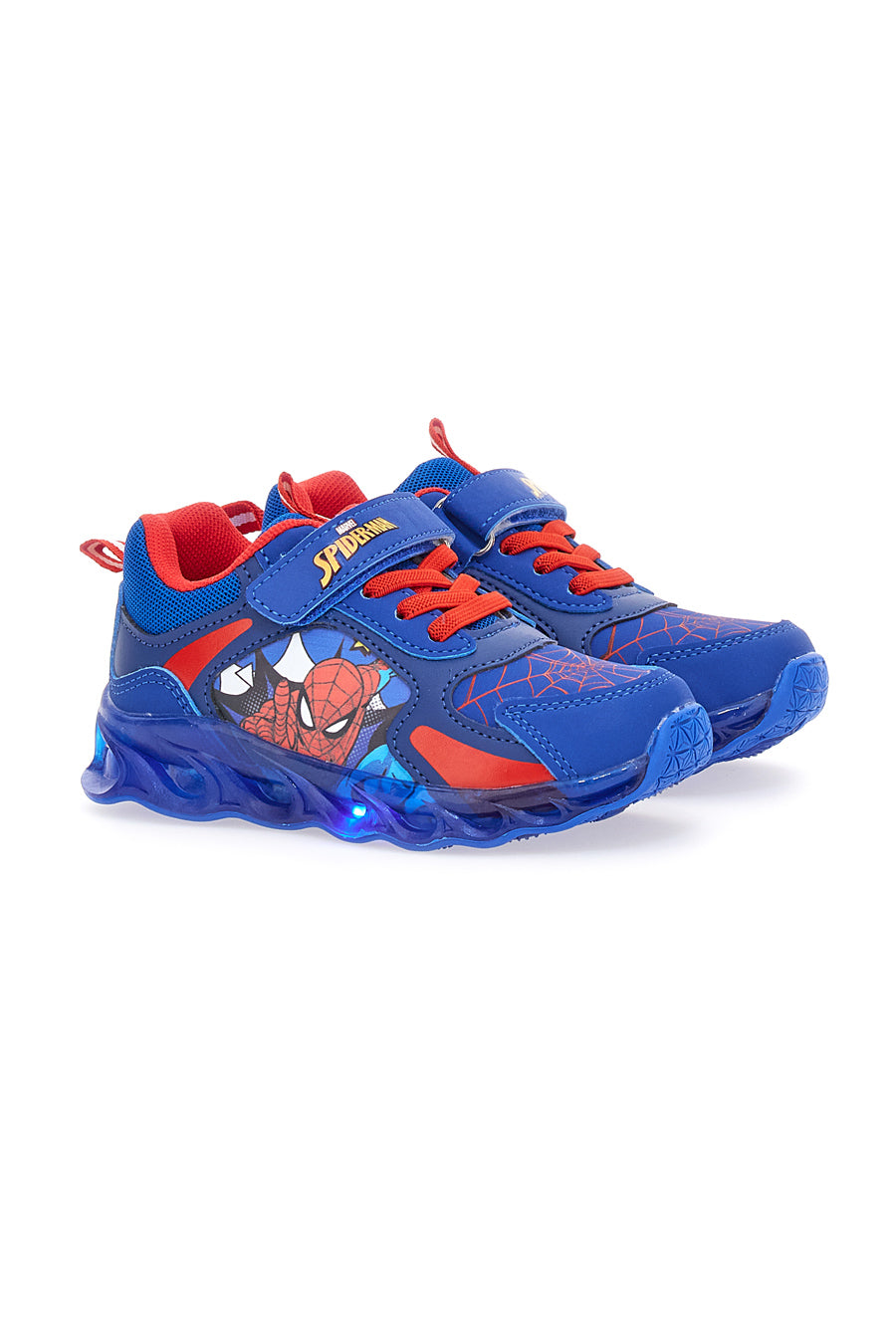 Blaue und rote Turnschuhe mit Lichtern Disney Spiderman R1310521S