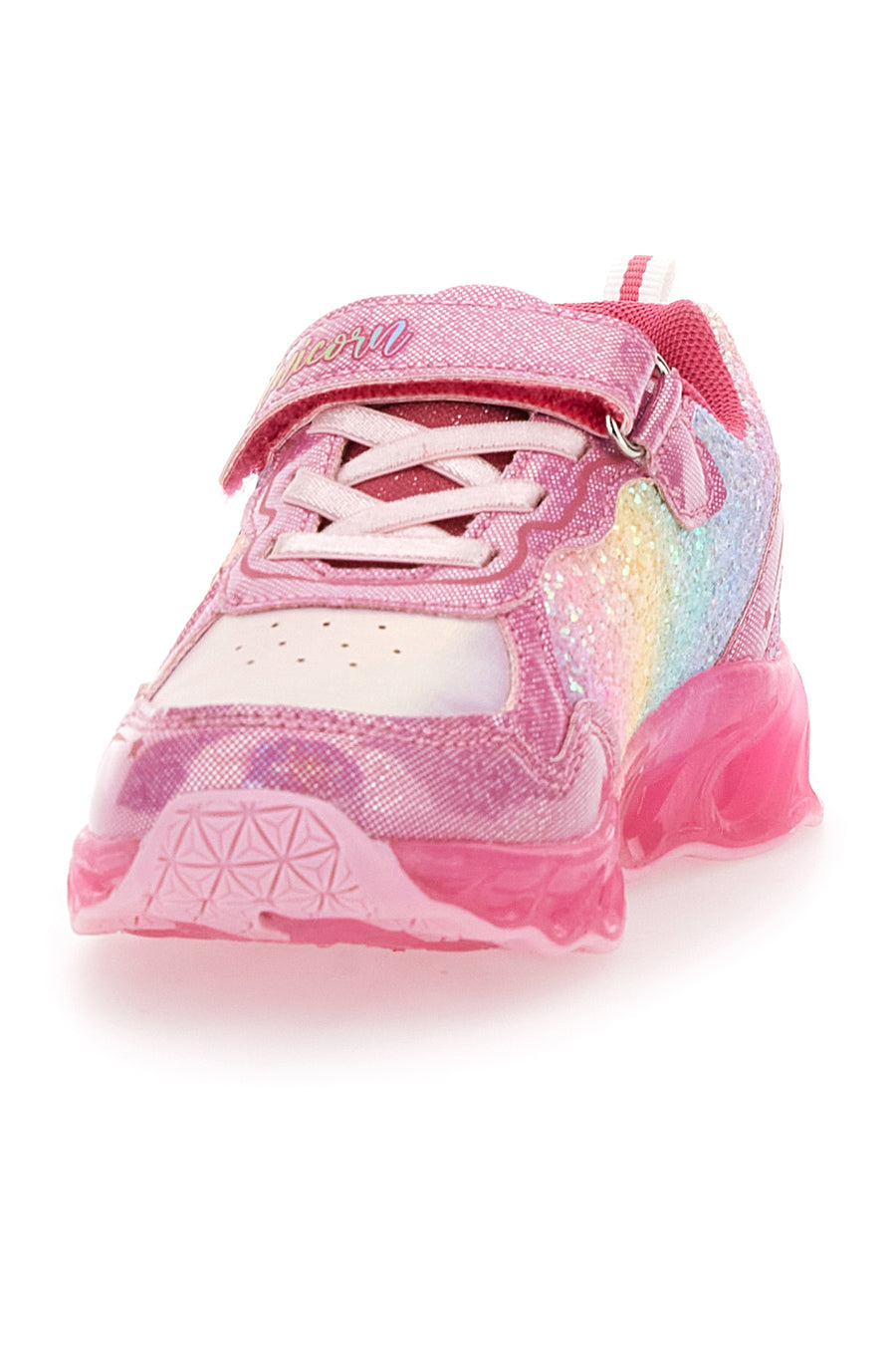 Sneakers Rosa con Luci e Velcro Disney Unicorno S8010050S02