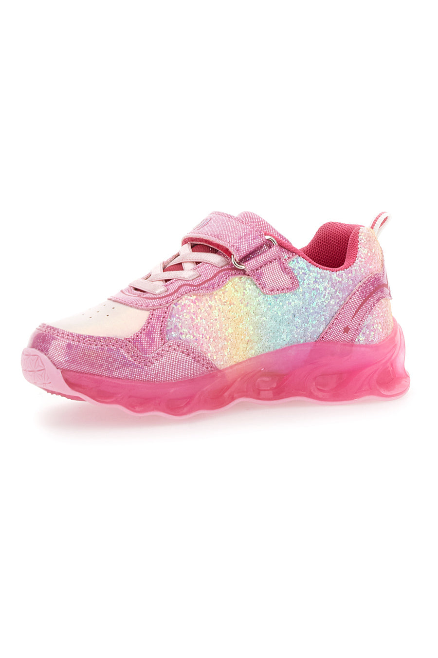 Sneakers Rosa con Luci e Velcro Disney Unicorno S8010050S02