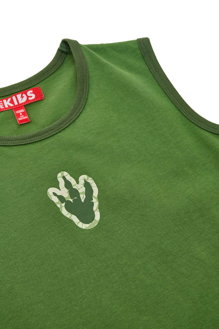 Canotta Verde con Dinosauro Stampato Pitt Kids PT-B-F-05003