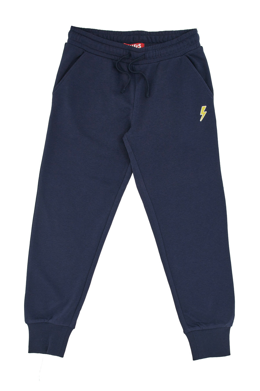 Pantaloni Tuta Blu con Logo Ricamato Pitt Kids PT-B-FP-05021