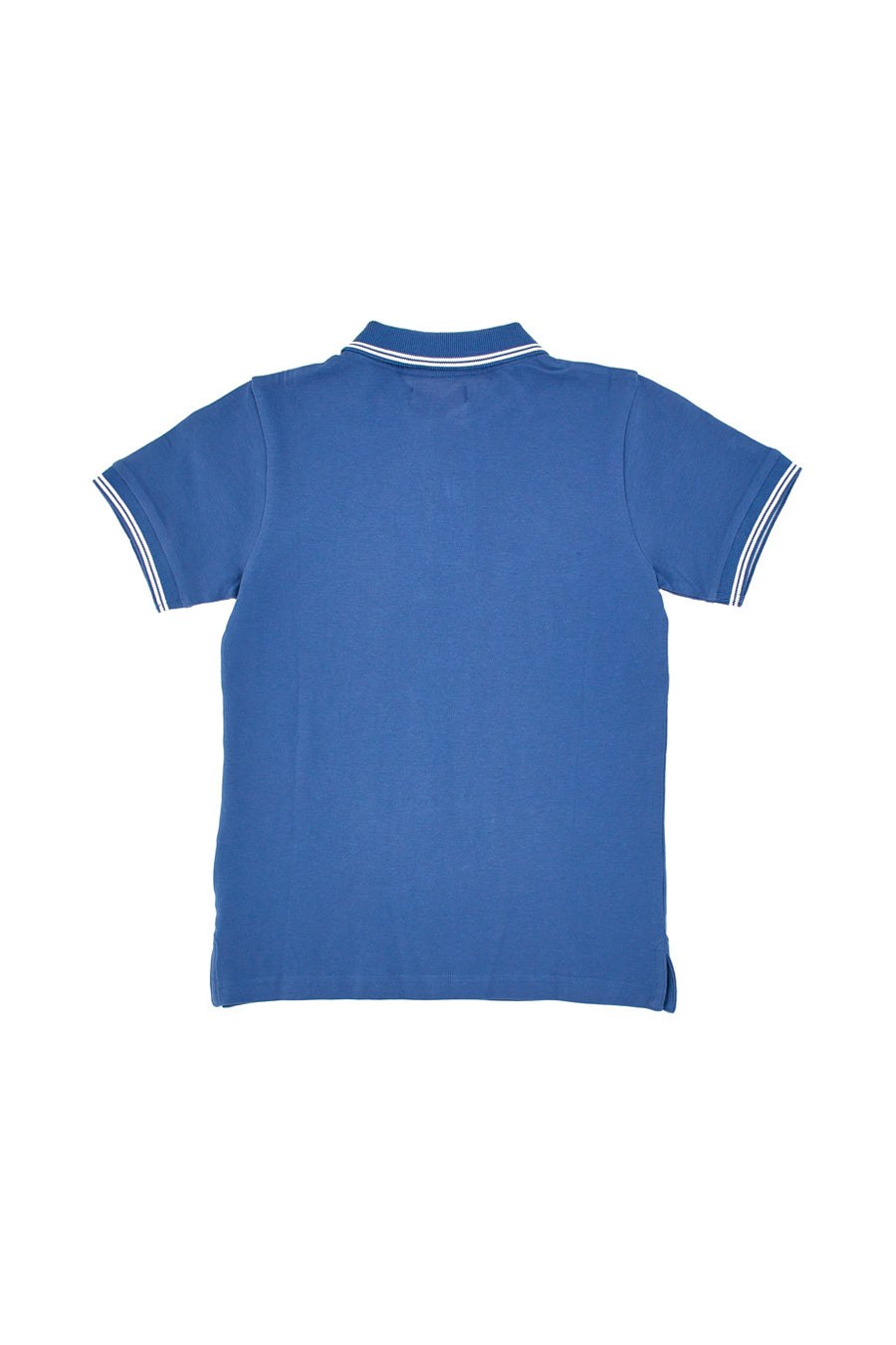 Polo Blu con Bordini Bianchi Pitt Kids PT-B-PL-05032