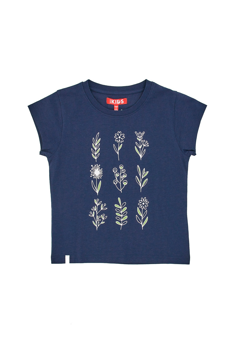 T-Shirt Blu con Stampa con Glitter Pitt Kids PT-G-T-05051