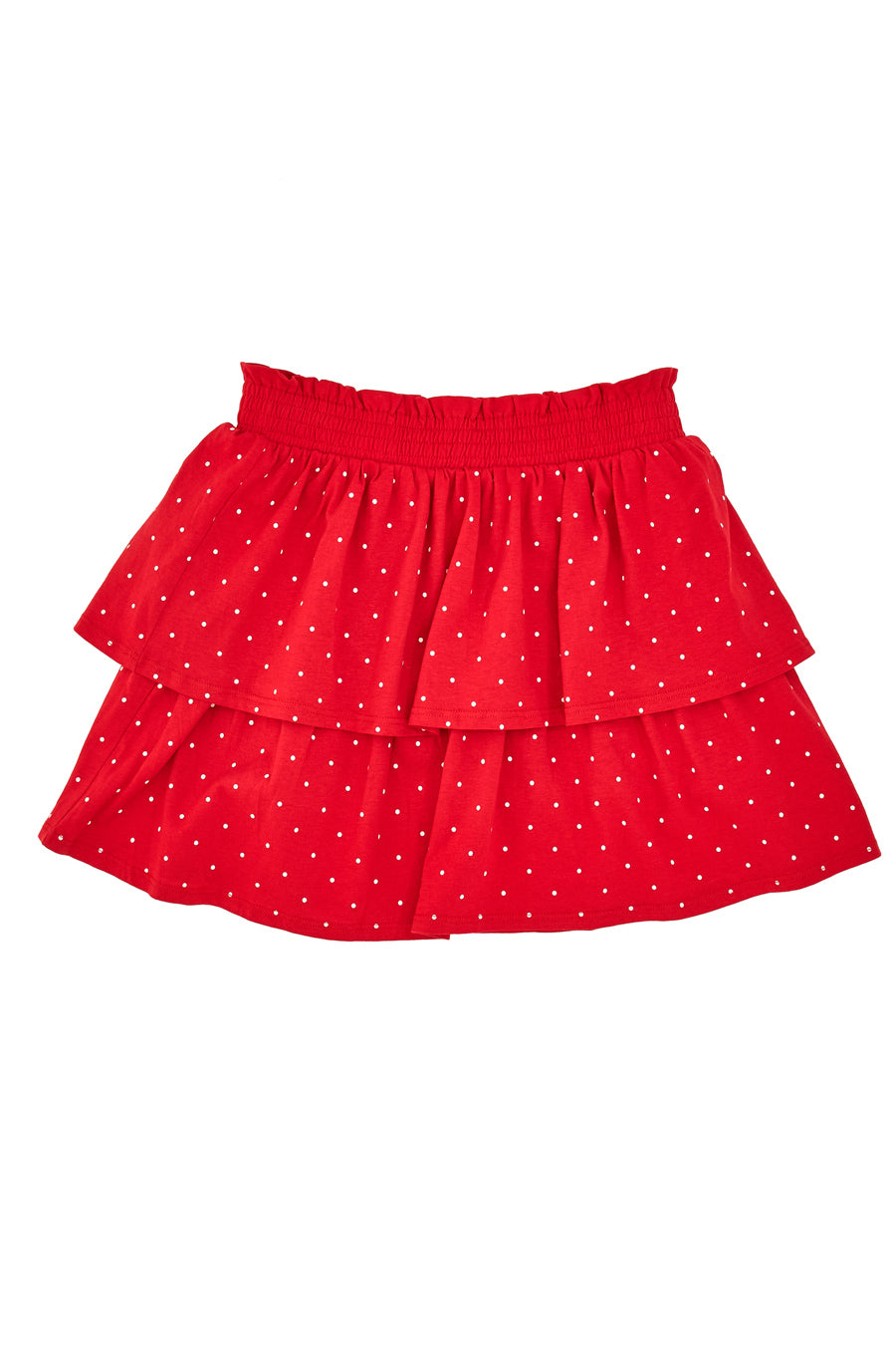 Gonna a Balze Rossa con Pois Bianchi Pitt Kids PT-G-SK-05061